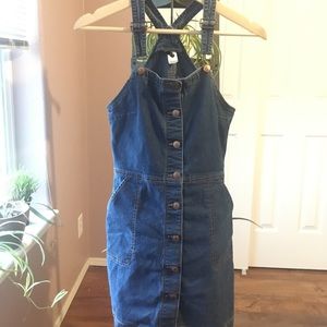 Overalls jean dresss
